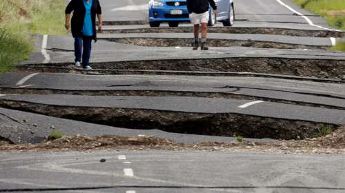 Εικόνες βιβλικής καταστροφής στη Ν.Ζηλανδία από τα 7,8R