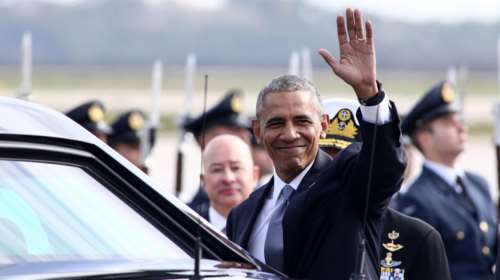 Δείτε την άφιξη του Μπαράκ Ομπάμα στην Αθήνα - Ολα όσα έγιναν