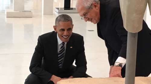 Ο Ομπάμα στον Ιερό Βράχο της Ακρόπολης και το Μουσείο