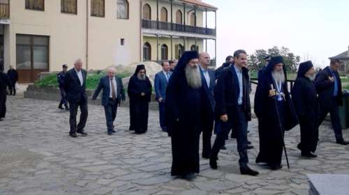 Η επίσκεψη Μητσοτάκη στο Αγιον Ορος-Δείτε εικόνες