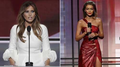 Τζίτζι Χαντίντ: Η ασεβής και ρατσιστική μίμηση της Μελάνια Τραμπ on stage