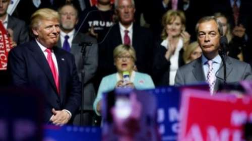 &quot;Πόρτα&quot; από το Λονδίνο στον Τραμπ για τον... Φάρατζ