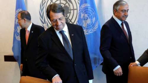 Ο δραματικός διάλογος Αναστασιάδη - Ακιντζί στο Μοντ Πελεράν