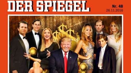 Αίσθηση από το εξώφυλλο του Spiegel για τον Τραμπ