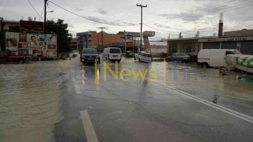Σοβαρά προβλήματα από τη δυνατή βροχόπτωση και στη Ζάκυνθο