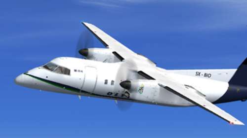 Πτήση κόλαση για 18 επιβάτες  με το  «τρενάκι» του Αιγαίου