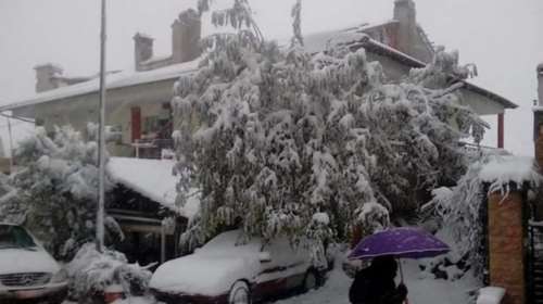 Στα λευκά η χώρα, ισχυροί άνεμοι και πολικό ψύχος [ΕΙΚΟΝΕΣ]