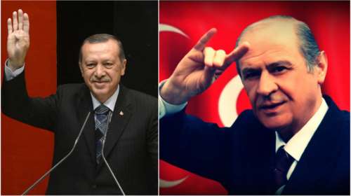 Συμφωνία Ερντογάν και Γκρίζων Λύκων για αλλαγή του Συντάγματος