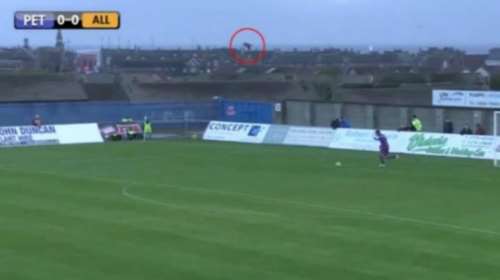 Απίστευτο: Τερματοφύλακας πέτυχε με βολέ έναν γλάρο!