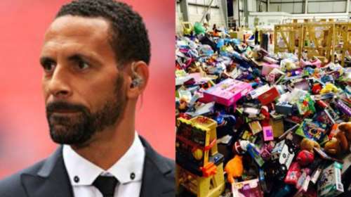 Δώρα αξίας 500.000 λιρών από τον Ρίο Φέρντιναντ σε παιδιά