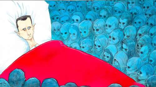 Συγκλονιστικό σκίτσο του Guardian για τον Άσαντ και τον εφιάλτη στο Χαλέπι