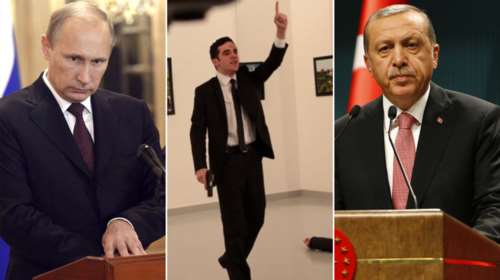 Κοινό μέτωπο Πούτιν-Ερντογάν μετά τη δολοφονία του πρεσβευτή
