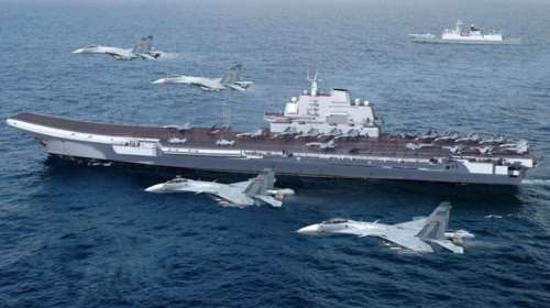 Η Κίνα βγάζει το αεροπλανοφόρο της στον Ειρηνικό ωκεανό