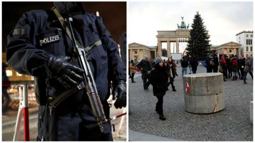 Από το φόβο «ξαναχτίζουν» τείχη στο Βερολίνο - φωτό -