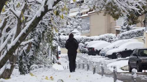 Ισχυρός παγετός το Σάββατο, που θα συνεχιστούν οι χιονοπτώσεις