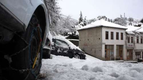 Που χρειάζονται αλυσίδες σε Μακεδονία και Πελοπόννησο
