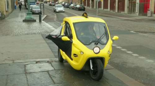 Ηλεκτρικά μίνι ταξί έκαναν την εμφάνιση τους στη Σουηδία