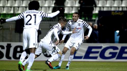 Λεβαδειακός - ΠΑΟΚ 0-1 με γκολ του Πέλκα