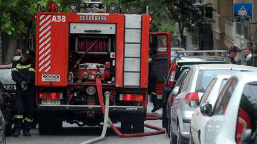 Πυρκαγιά από εκρηκτικό μηχανισμό στην Ακαδημίας