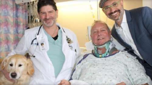 Κράτησε στη ζωή το τραυματισμένο αφεντικό της ζεσταίνοντας τον