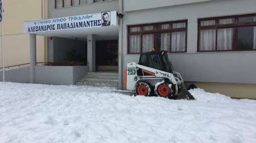 Κλειστά σχολεία σε Τρίκαλα, Ιωάννινα, Δ. Μακεδονία λόγω χιονιά