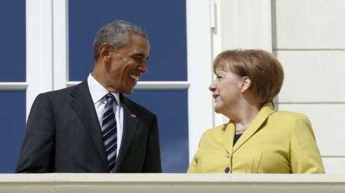 Στη Μέρκελ το τελευταίο επίσημο τηλεφώνημα του Μπαράκ Ομπάμα