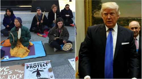 Ινδιάνοι εναντίον Τραμπ για τον αγωγό πετρελαίου στη Ντακότα