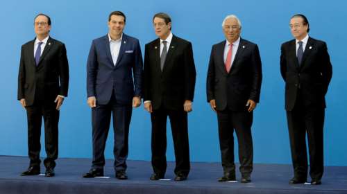 Στη Λισαβόνα ο Τσίπρας για τη 2η Σύνοδο των χωρών του Νότου