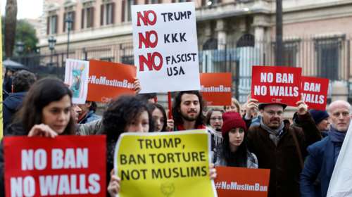 Στους δρόμους οι Ιταλοί κατά του διατάγματος Τραμπ για τους μετανάστες