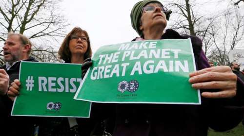 Πορεία στην Ουάσιγκτον για την περιβαλλοντική πολιτική Τραμπ