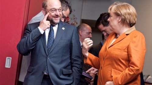 Νέα δημοσκόπηση: Μόλις στο 1% η διαφορά Μέρκελ - Σουλτς