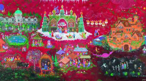 Σοφία Καλογεροπούλου: «Ξορκίζω με χρώμα τον τρόμο του κενού»