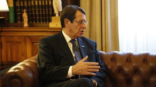 Αναστασιάδης: Η Τουρκία ελέγχει πλήρως τους Τουρκοκύπριους