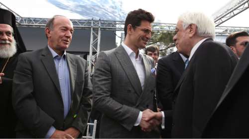 Όταν ο Σάκης Ρουβάς συνάντησε τον Πρόεδρο της Δημοκρατίας [Εικόνες]