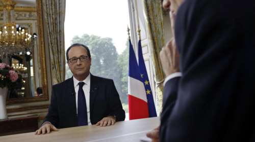 Ολάντ σε Τραμπ:Ευτυχώς... στο Παρίσι οι πολίτες δεν οπλοφορούν