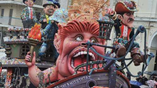 Ξεφάντωμα στη μεγάλη καρναβαλική παρέλαση της Πάτρας - Φωτογραφίες