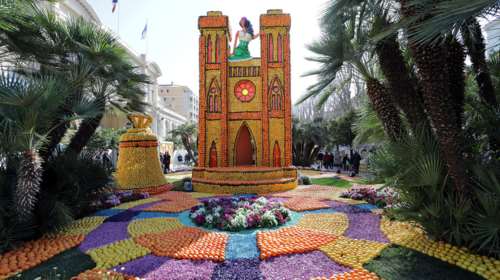 Γαλλία: Γλυπτά από πορτοκάλια και έμπνευση από το Χόλιγουντ