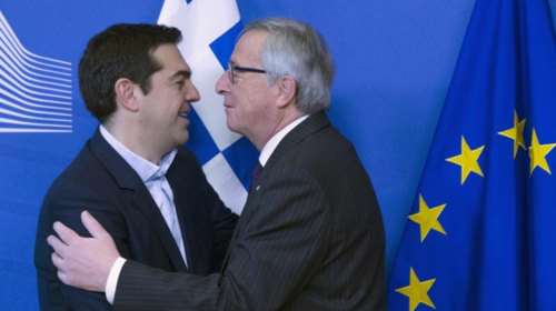 Γιούνκερ: Εμένα αγαπούν οι Ελληνες κι ο Τσίπρας, πιο πολύ