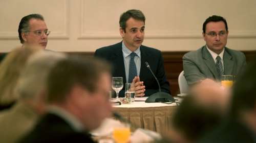 Στις Βρυξέλλες για τη σύνοδο του  ΕΛΚ ο Κυριάκος Μητσοτάκης