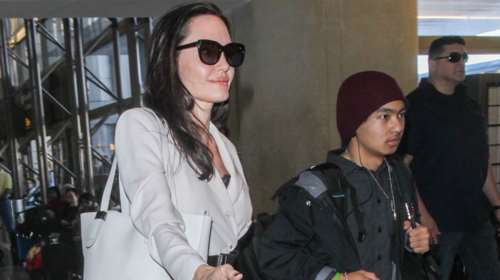 Η single μαμά Αντζελίνα Τζολί πιο στιλάτη από ποτέ μαζί με τα παιδιά της