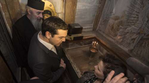 Ιεροσόλυμα: Παράδοση του Παναγίου Τάφου παρουσία Τσίπρα