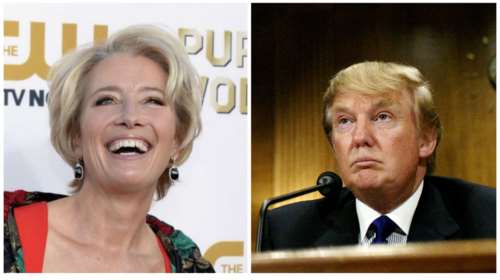 Όταν ο Ντόναλντ Τραμπ την “έπεφτε” στην Εμα Τόμσον