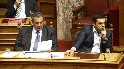 «Μασάζ» σε ΣΥΡΙΖΑ - ΑΝΕΛ υπό τον φόβο της «ηλεκτροπληξίας»