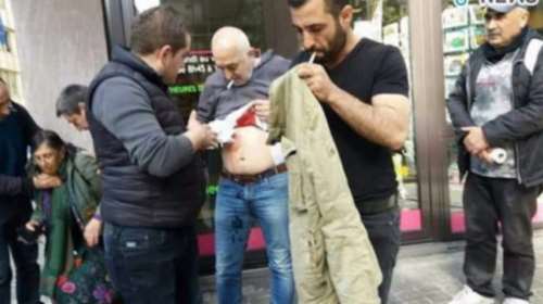 Βέλγιο:Διαμαρτυρία Κούρδων για την επίθεση Τούρκων με μαχαίρια