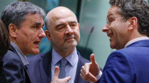 Τσακαλώτος βλέπει Ντάισελμπλουμ, Μοσκοβισί, Κερέ  το βράδυ