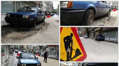 «Μαγική» ασφαλτόστρωση δρόμου στα Ιωάννινα - δείτε φωτό -