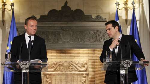 Τσίπρας: Για όλα φταίει το ΔΝΤ - Τουσκ: Όλοι έχουν ευθύνη