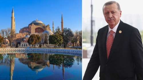 Προεκλογική φιέστα Ερντογάν με προσευχή στην Αγία Σοφιά