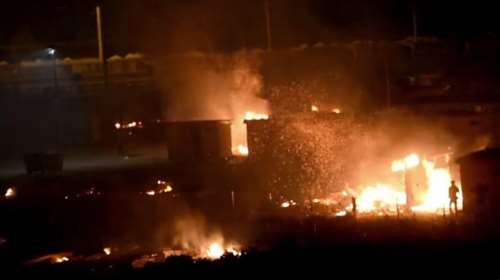 Παρανάλωμα του πυρός έγινε καταυλισμός προσφύγων στη Γαλλία