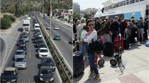 Κορυφώνεται η «μεγάλη έξοδος» των εκδρομέων για το Πάσχα